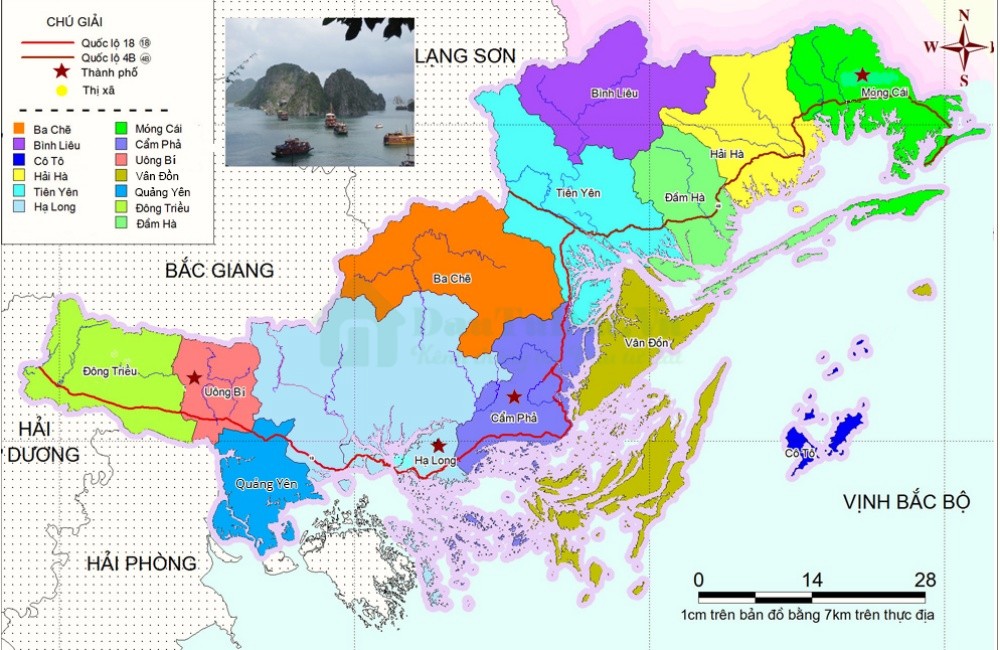Vị trí địa lý của Quảng Ninh