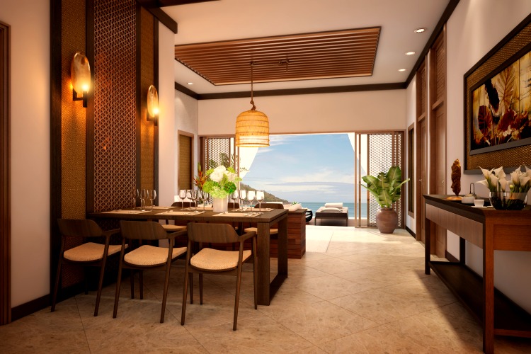 Thiết kế phòng của Charm Hồ Tràm theo phong cách Hawaii