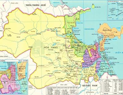 Bản đồ Đà Nẵng mới và chi tiết nhất
