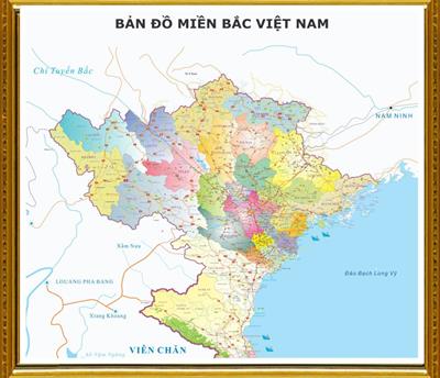 Bản đồ Việt Nam khổ lớn phóng to 2020