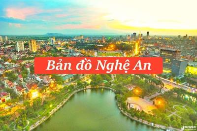 Bản đồ Nghệ An mới và chi tiết nhất