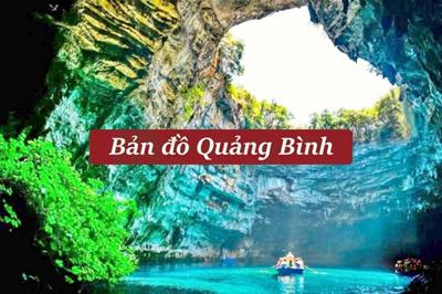 Bản đồ Quảng Bình mới và chi tiết nhất