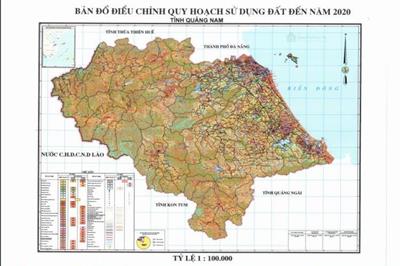Bản đồ tỉnh Quảng Nam mới và chi tiết nhất