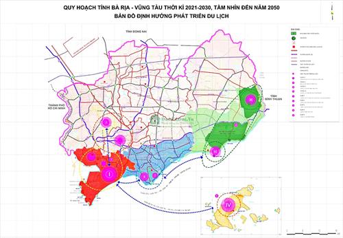 Bản đồ Quy hoạch Bà Rịa - Vũng Tàu chi tiết nhất