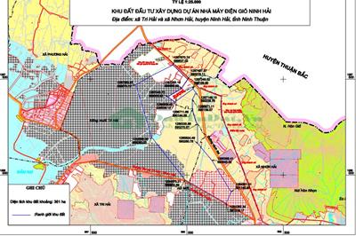 Quy hoạch dự án Nhà máy điện gió Ninh Hải