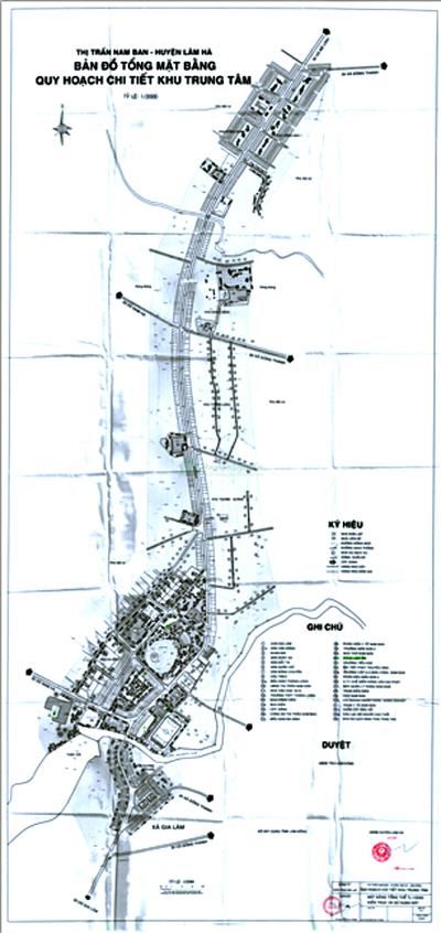 Quy hoạch xây dựng thị trấn Nam Ban H. Lâm Hà tỉnh Lâm Đồng