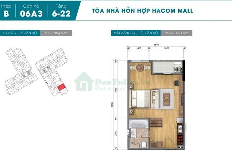 Mặt bằng dự án Hacom Mall Ninh Thuận