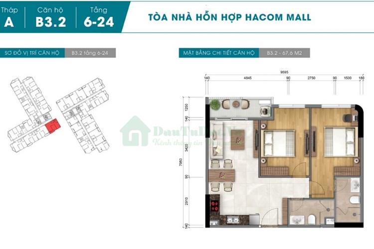 Mặt bằng dự án Hacom Mall Ninh Thuận