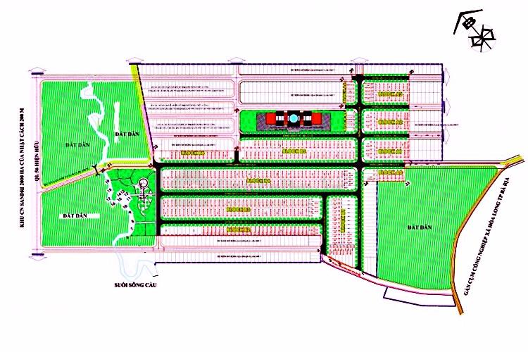 Mặt bằng quy hoạch dự án Lan Anh 7 