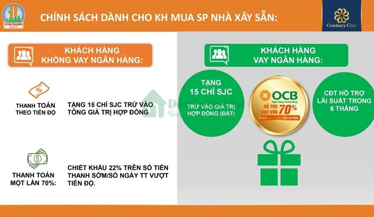 Chính sách dành cho khách hàng mua sản phẩm Century City