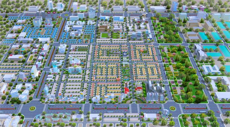 Mặt bằng quy hoạch tổng thể Dự Án Mega City 2