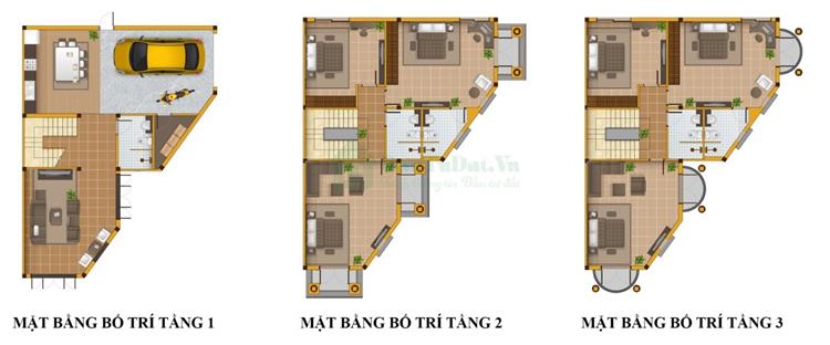 Mặt bằng dự án Royal Town Dĩ An