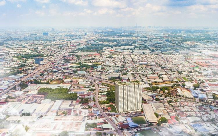 Vị trí Dự án hộ Đất Xanh Homes City View