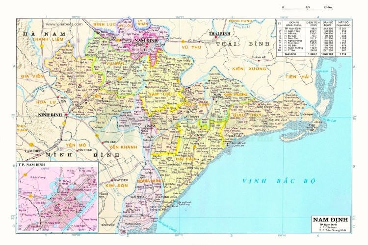 Bản đồ Nam Định