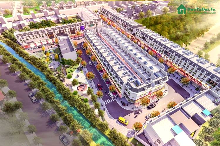 Phối cảnh tổng quan dự án Đại Phát Mall Town