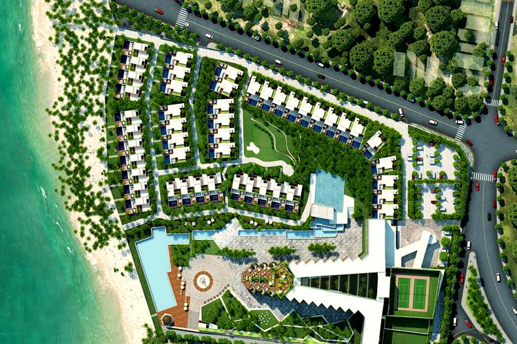 Mặt bằng dự án Charm Long Hải Resort & Spa 
