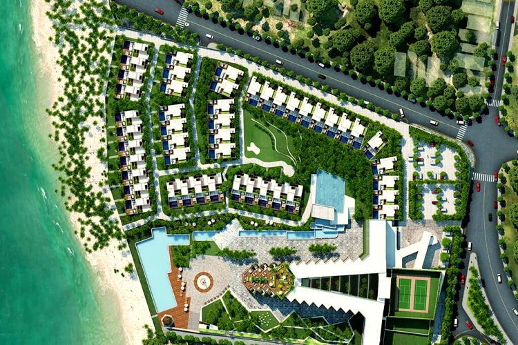 Mặt bằng dự án Charm Long Hải Resort & Spa