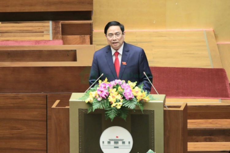 Tân Thủ tướng Chính phủ Phạm Minh Chính phát biểu nhậm chức