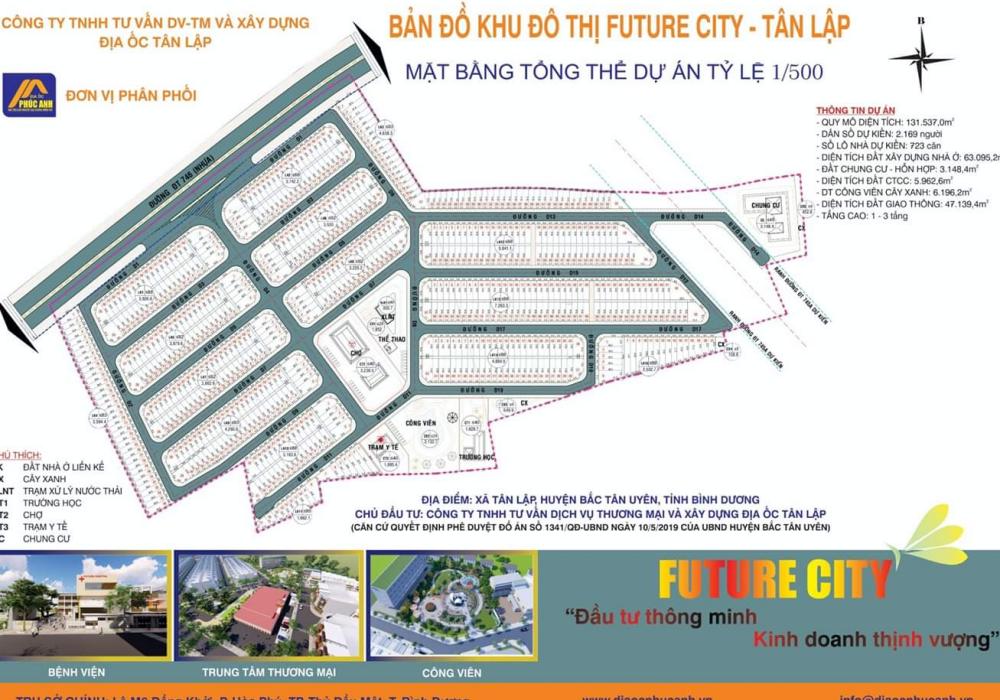 Mặt bằng Tân Lập Future City Tân Uyên