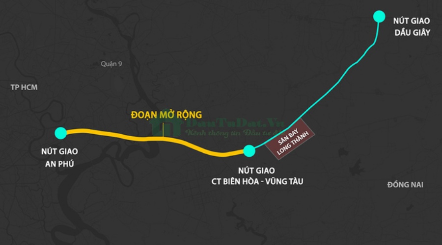 Cao tốc TP. HCM - Long Thành - Dầu Giây