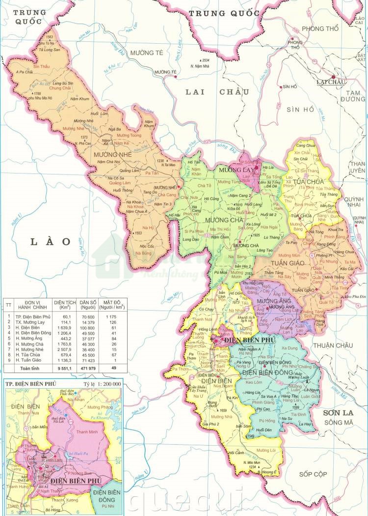 Bản đồ Điện Biên