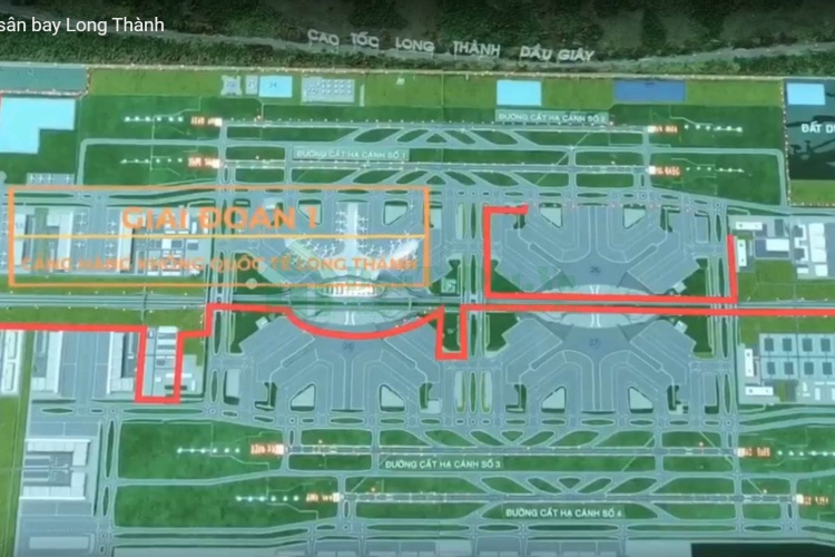 Sân bay Long Thành như thế nào sau nhiều tháng khởi công