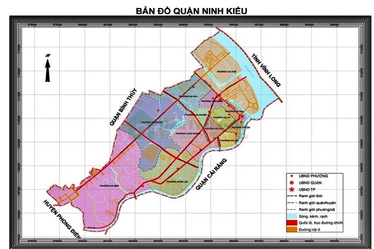 Bản đồ quận Ninh Kiều
