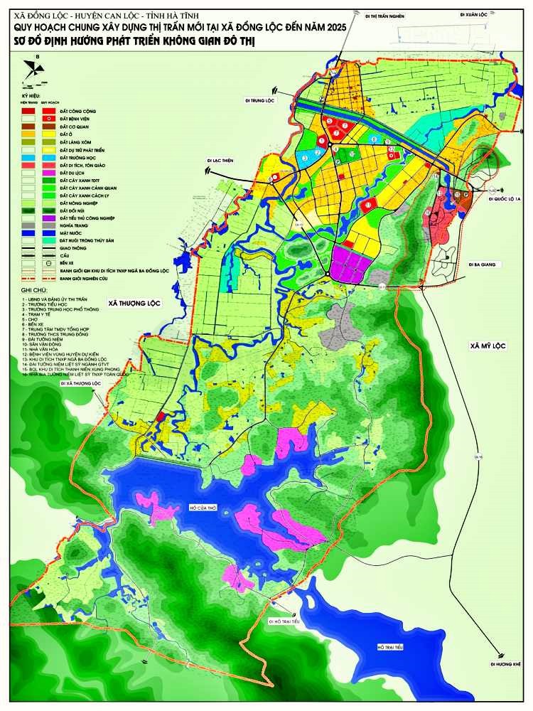 Bản đồ quy hoạch tỉnh Hà Tĩnh