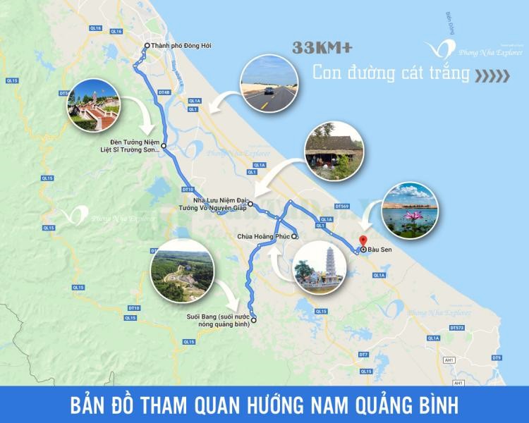Bản đồ du lịch Quảng Bình