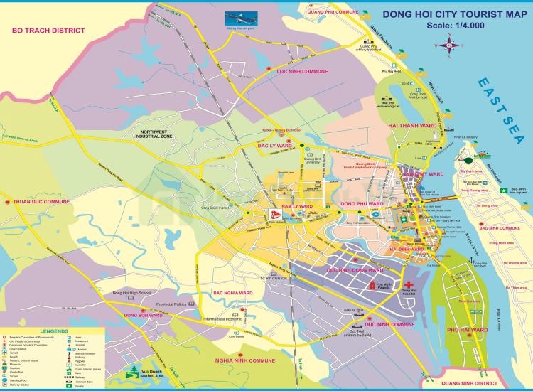 Bản đồ giao thông Quảng Bình