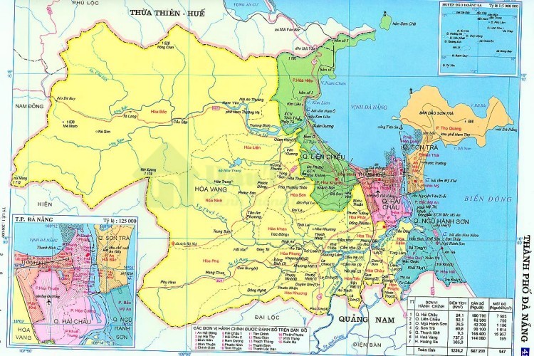 Tổng quan vị trí địa lý thành phố Đà Nẵng