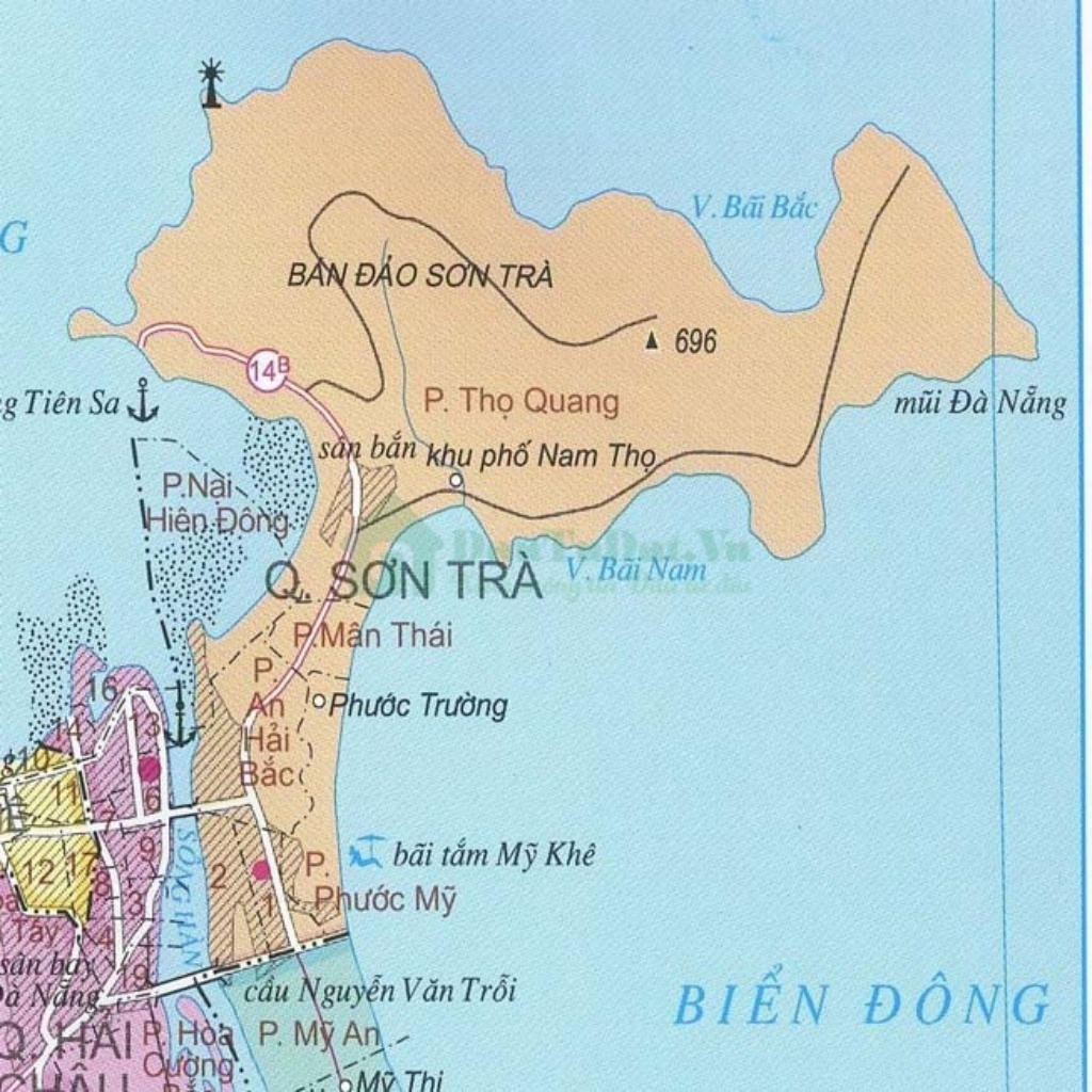 Bản đồ quận Sơn Trà