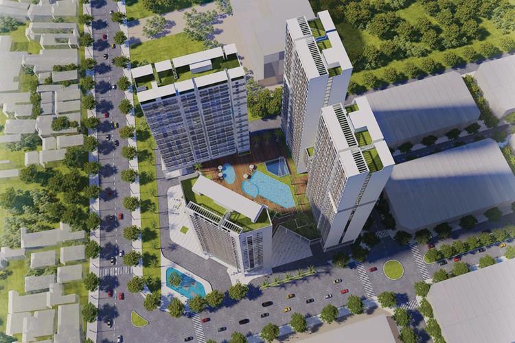 Mặt bằng của dự án Green Tower 