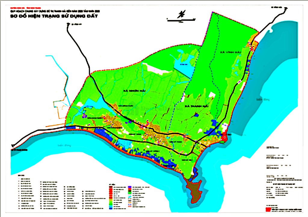 Bản đồ hiện trạng sử dụng đất huyện Ninh Hải