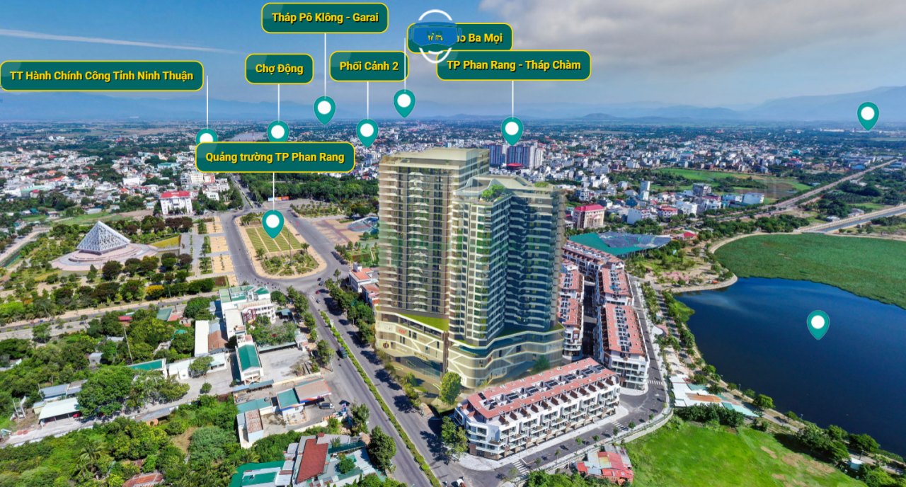 Shophouse Hacom Mall Ninh Thuận - Từ biểu tượng độc đáo