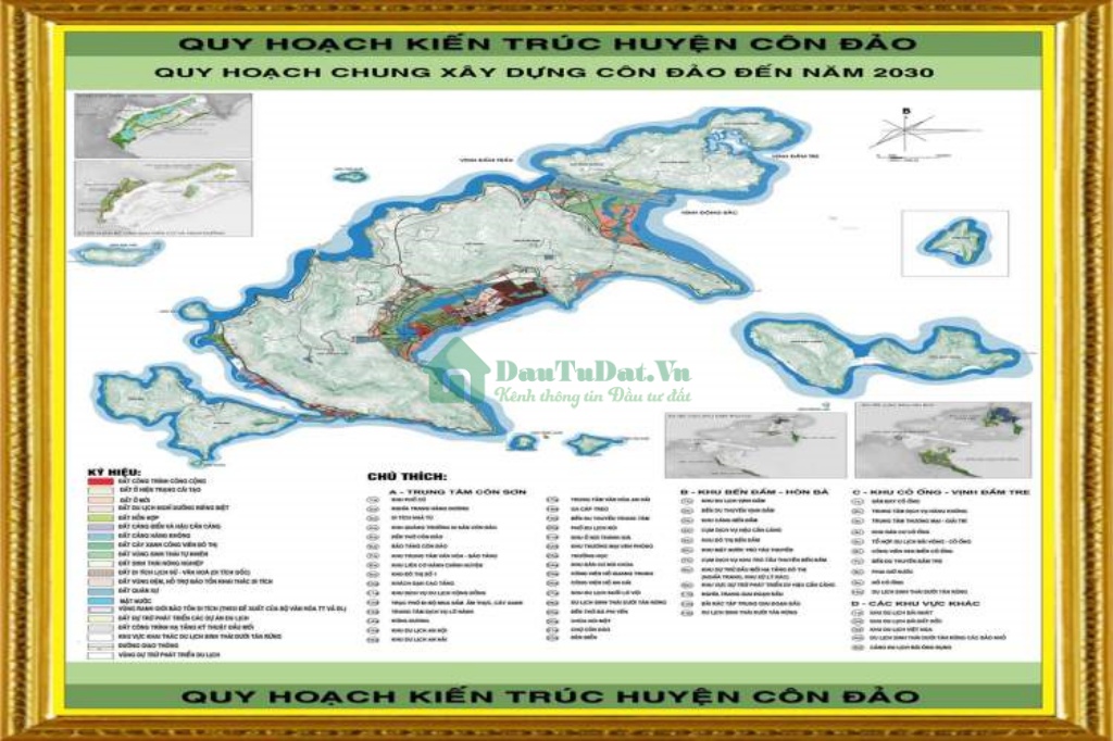 Bản đồ quy hoạch huyện Côn Đảo