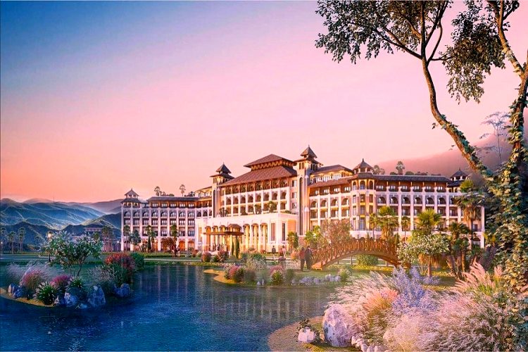 Phối cảnh khách sạn 5* của dự án Spring Valley Tuyên Quang 
