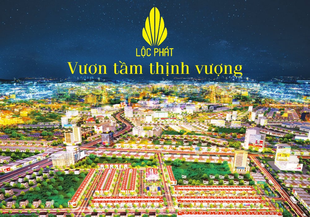 Phối cảnh dự án Phố thương mại Lộc Phát Bình Dương