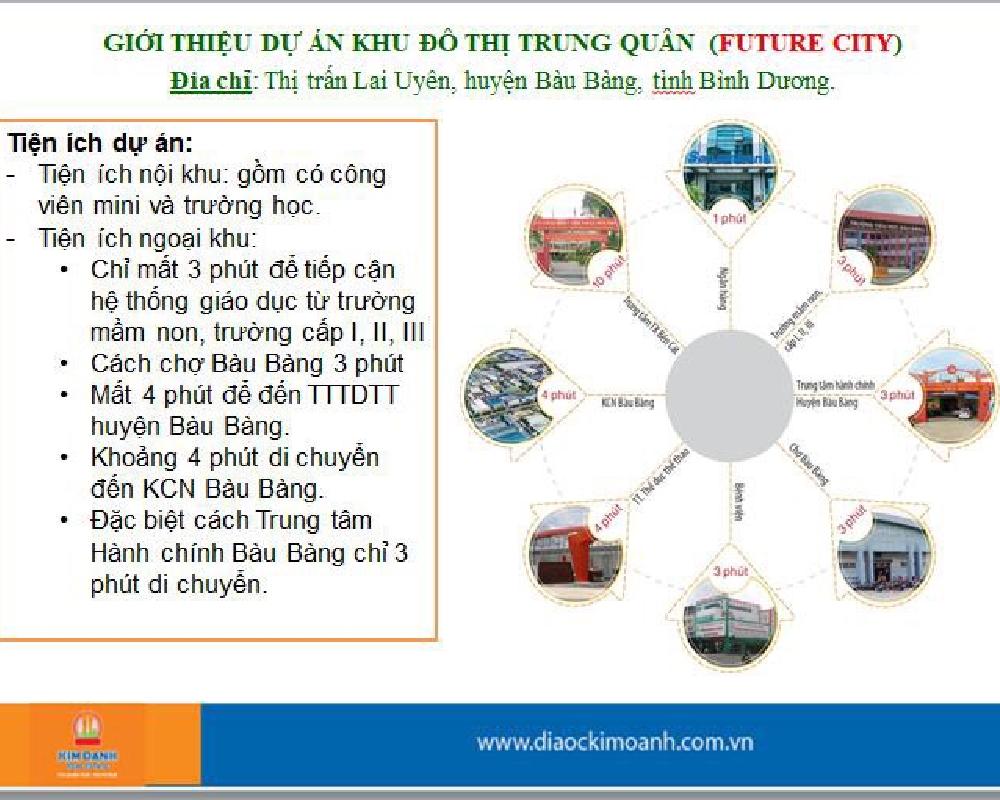 Vị trí Golden Future City Bàu Bàng Bình Dương.