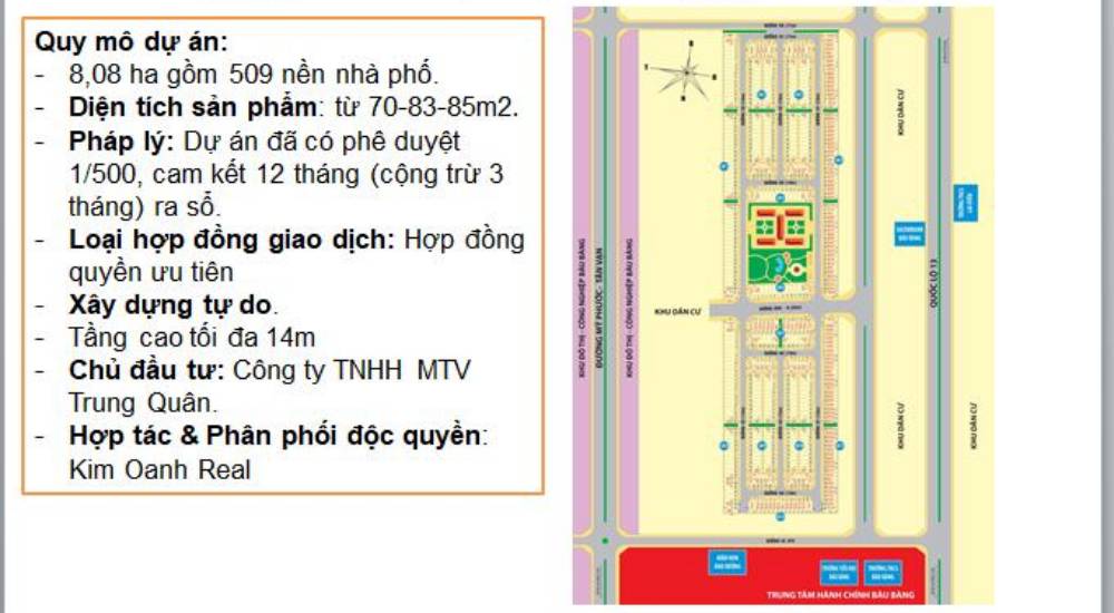 Mặt bằng Future City Bàu Bàng Bình Dương.