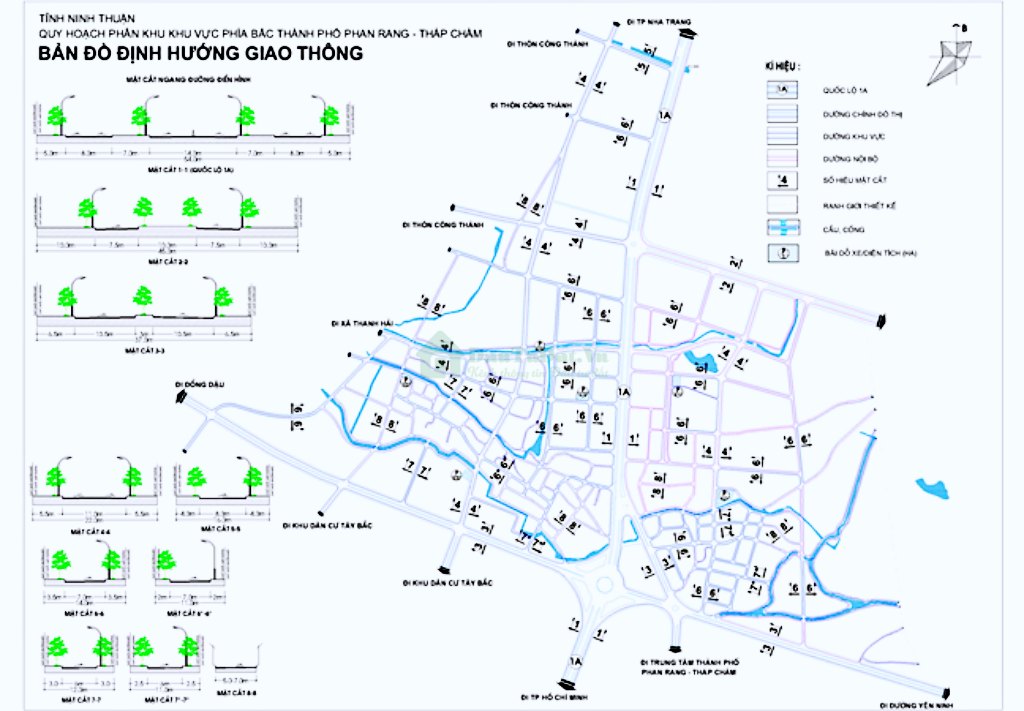 Bản đồ Quy hoạch giao thông Phan Rangt Tháp Chàm