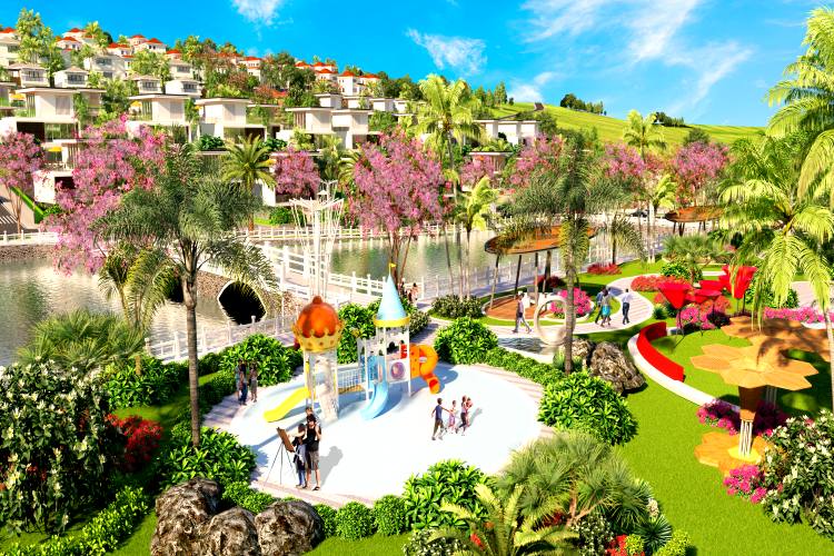 Công viên kết hợp khu vui chơi tiện ích của dự án Bảo Lộc Sun Valley