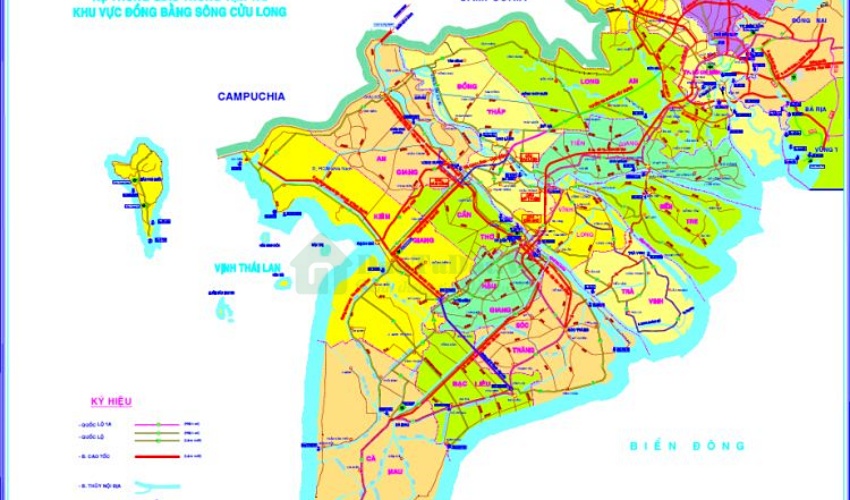 Bản đồ cao tốc Hà Tiên - Rạch Giá - Bạc Liêu
