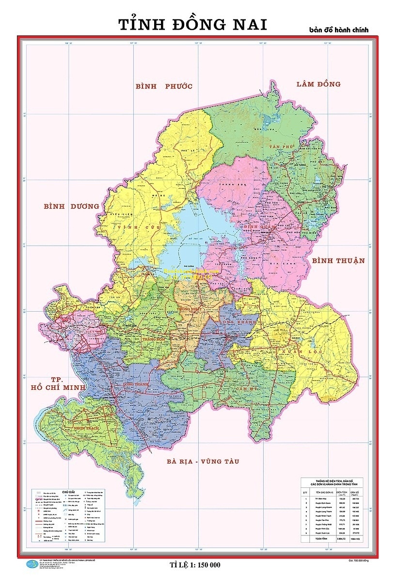 Bản đồ Đồng Nai 