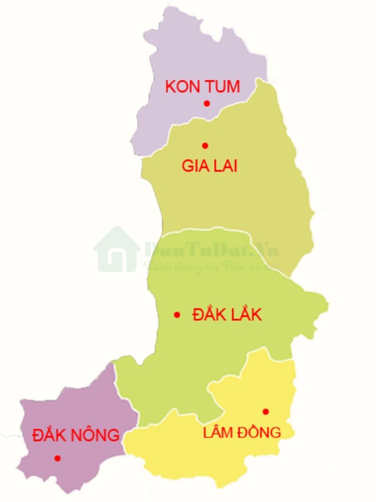 Bản đồ Kon Tum