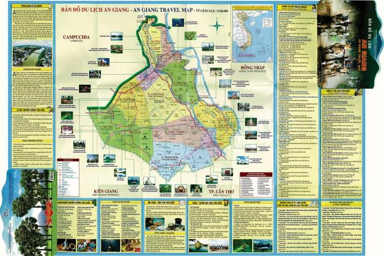 Bản đồ du lịch tỉnh An Giang