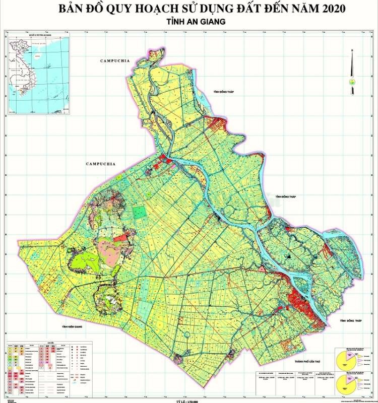 Bản đồ sử dụng đất tại An Giang