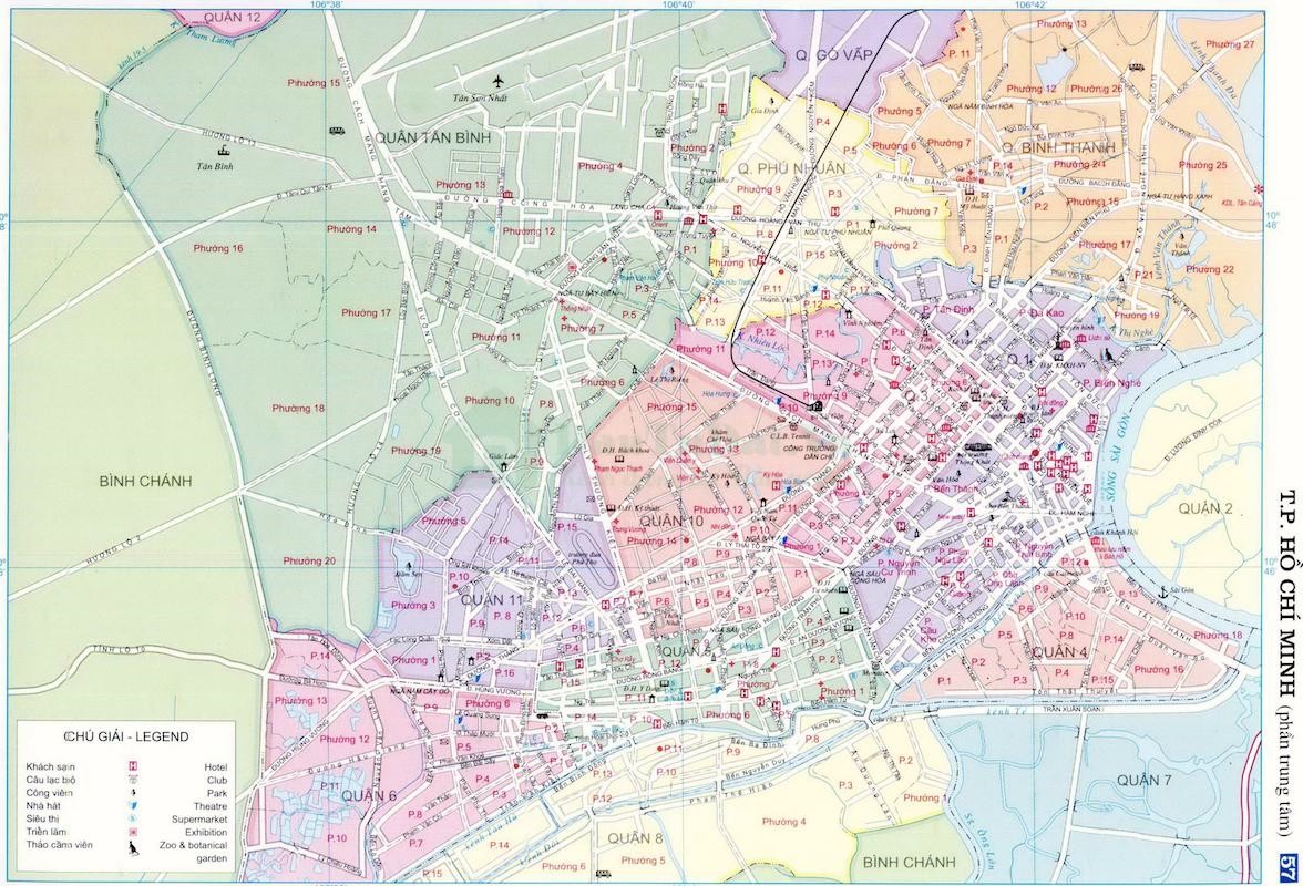 Bản đồ thành phố Hồ Chí Minh