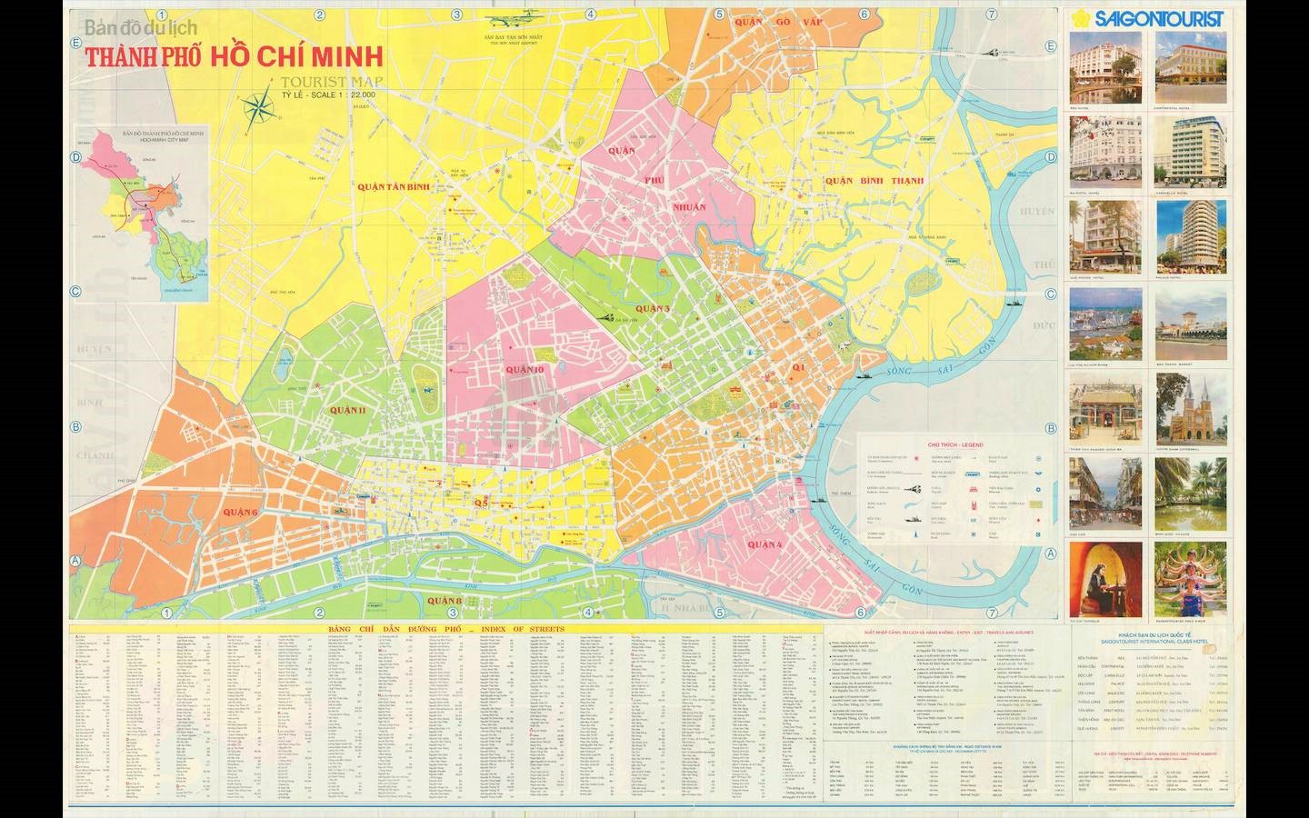 Bản đồ đường đi thành phố Hồ Chí Minh