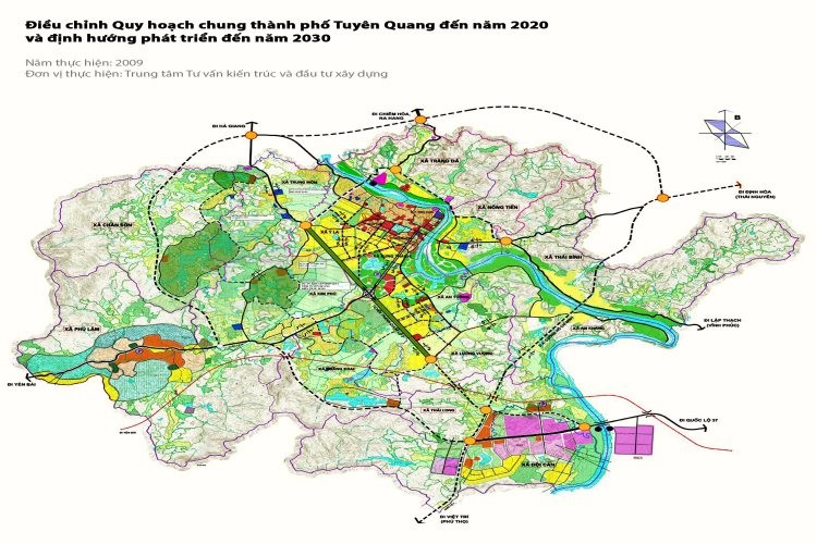 Bản đồ quy hoạch Tuyên Quang